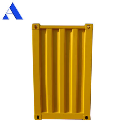 Contenedor seco de 1200 x 2200 x 2260 mm Contenedor de almacenamiento portátil de acero corto de 4 pies con una puerta única