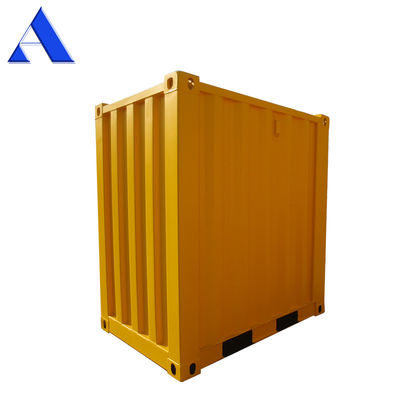 Contenedor seco de 1200 x 2200 x 2260 mm Contenedor de almacenamiento portátil de acero corto de 4 pies con una puerta única