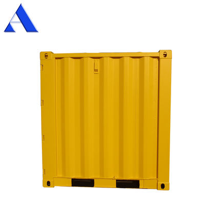 Contenedor seco de 1200 x 2200 x 2260 mm Contenedor de almacenamiento portátil de acero corto de 4 pies con una puerta única