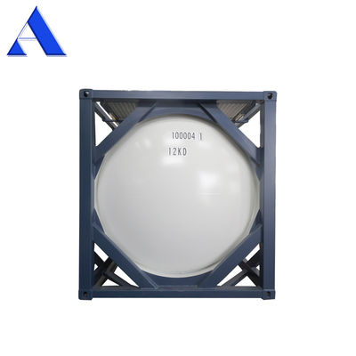T11 Contenedor de tanque ISO de 10 pies para agua o combustible 316L de acero inoxidable UN portátil 10CBM 10000L Material del marco SPA-H
