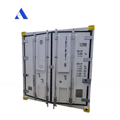 10 pies DNV 2.7-1 Contenedor estándar congelador congelado en alta mar refrigeración Reefer con certificado CSC y ángulo de la pierna de la honda Max 45 grados