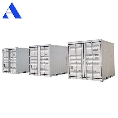 10 pies 8 pies 6 pies Mini Contenedores de envío de almacenamiento pequeño Conjunto de dimensiones externas 1830 x 1950 x 2090 mm Capacidad 5 CBM
