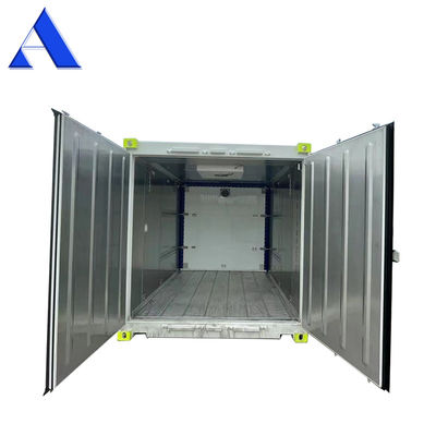 20 pies DNV 2.7-1 Contenedor de arrecife de doble temperatura en alta mar congelado fresco 2 habitaciones Circuito principal 3 fase competitiva