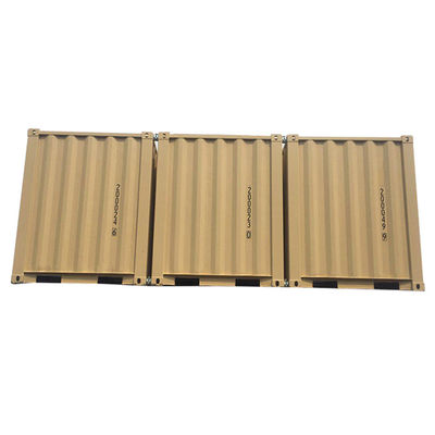 6.5ft Tricon portable de almacenamiento Mini Box 6ft x 8ft contenedor de acero corten para almacenamiento o envío