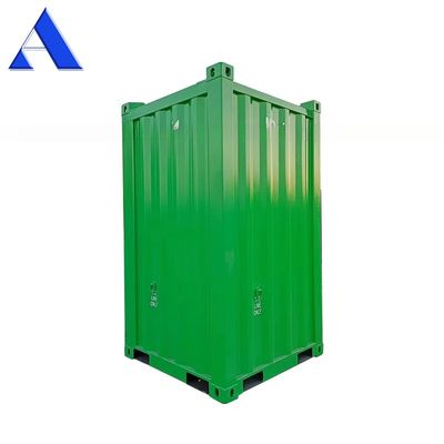 6 pies DNV 2.7-1 Unidades de transporte de carga estándar CCU Caja de perforación cerrada de 6 pies Mini Contenedor offshore Sling Set Opcional