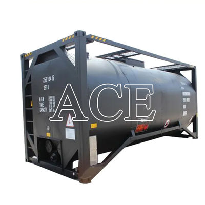 Contenedor de tanque ISO de 20 pies de bitumen con certificado CSC y material de buque 16MnDR