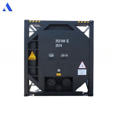 Contenedor de tanque ISO de 20 pies de bitumen con certificado CSC y material de buque 16MnDR