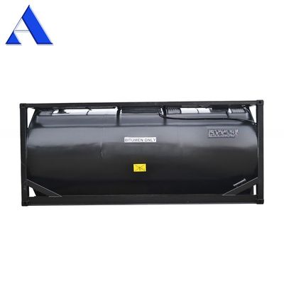 Contenedor de tanque ISO de 20 pies de bitumen con certificado CSC y material de buque 16MnDR