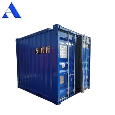 14 CBM Capacidad DNV 2.7-1 Contenedor estándar de 10 pies en alta mar con padeye incluido y caja cerrada en seco