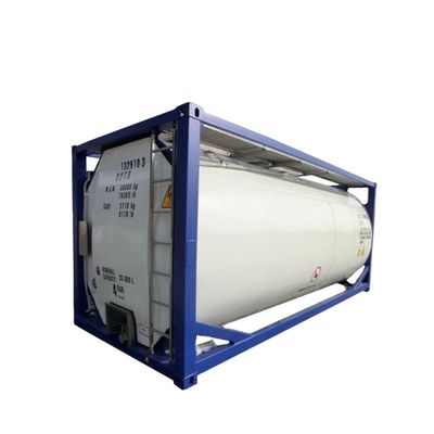 IMDG T4 Material de acero estándar Contenedor de tanque de combustible ISO de 20 pies 26000L Capacidad para el transporte seguro de diesel y gasolina