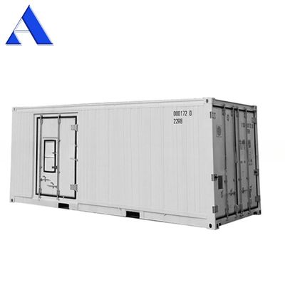 Contenedor refrigerado marino ISO de dos habitaciones de doble temperatura de 20 pies de aluminio certificado ISO congeladores profundos con acero corten