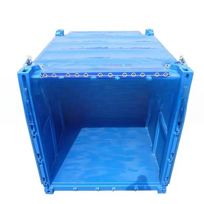 Contenedor seco de 10 pies DNV 2.7-1 con cubierta de lonas de acero certificado por BV y CSC