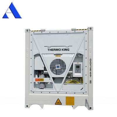 Contenedor refrigerado de acero corten y aluminio de 40 pies con temperatura interna de -30 ° C / -22 ° F de Thermo King