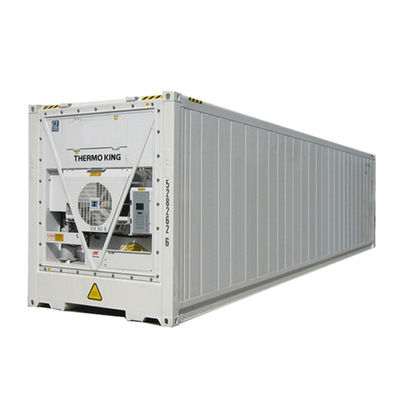 Contenedor refrigerado de acero corten y aluminio de 40 pies con temperatura interna de -30 ° C / -22 ° F de Thermo King