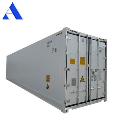 Contenedor refrigerado de acero corten y aluminio de 40 pies con temperatura interna de -30 ° C / -22 ° F de Thermo King