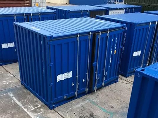 12 pies 3.6m de almacenamiento de carga seca Contenedor de envío con apertura de puerta lateral y certificación BV CSC hecho de acero corten