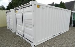 Contenedor de transporte de mercancías de furgoneta seca de 15 pies, dimensiones externas 4550 x 2200 x 2260 mm, carga útil máxima 5000 kg