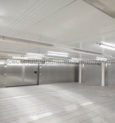 Refrigerador móvil de 20 pies y 40 pies de altura Contenedor de almacenamiento en frío -30 a 30 grados centígrados Temperatura interior Aprobada BV GL