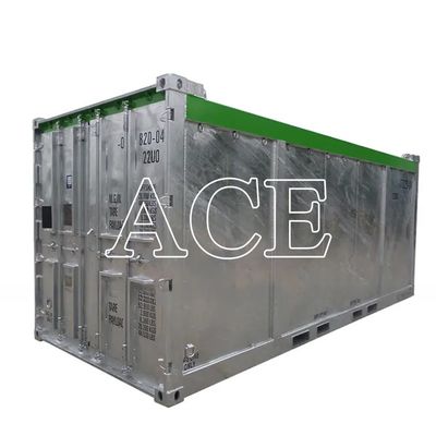 Contenedor de carga seca de 20 pies DNV 2.7-1 estándar con cubierta abierta con certificado BV DNV Capacidad 31 cbm