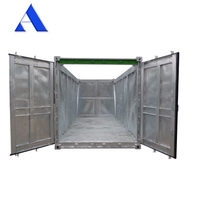 Contenedor de carga seca de 20 pies DNV 2.7-1 estándar con cubierta abierta con certificado BV DNV Capacidad 31 cbm