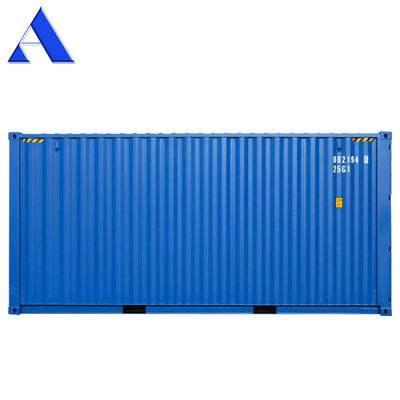 Contenedor de envío de cubos de 20 pies de capacidad con dimensiones internas de 5898 x 2352 x 2695 mm