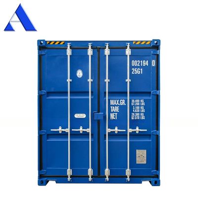 Contenedor de envío de cubos de 20 pies de capacidad con dimensiones internas de 5898 x 2352 x 2695 mm