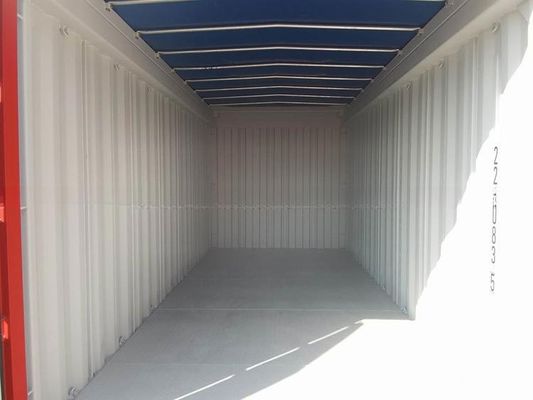 Contenedor de superficie abierta de 31 metros cúbicos de capacidad para almacenamiento en seco en alta mar en acero y acero corten BV