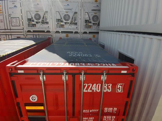 Contenedor de superficie abierta de 31 metros cúbicos de capacidad para almacenamiento en seco en alta mar en acero y acero corten BV