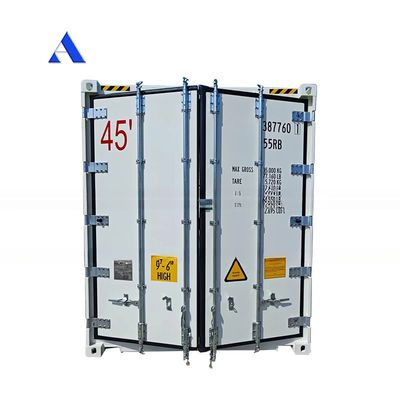 13114 x 2274 x 2554 mm Dimensiones internas Cubo de 45 pies de altura Refrigerador térmico Rey congelador Sala de frío con certificado BV