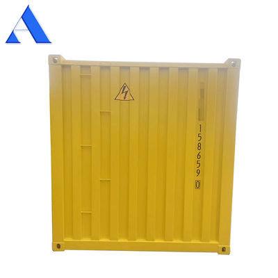 6058 x 2438 x 2896 mm DNV 2.7-1 Puerta lateral abierta estándar Contenedor en alta cubierta con acero corten y puerta de apertura lateral