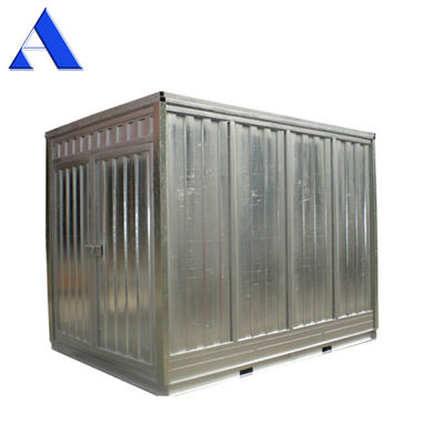 Contenedor de caja de almacenamiento portátil de acero galvanizado de 2m 3m 4m 5m 6m para uso de escasez