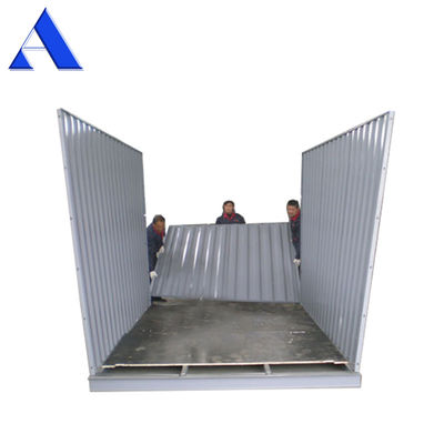 Contenedor de caja de almacenamiento portátil de acero galvanizado de 2m 3m 4m 5m 6m para uso de escasez