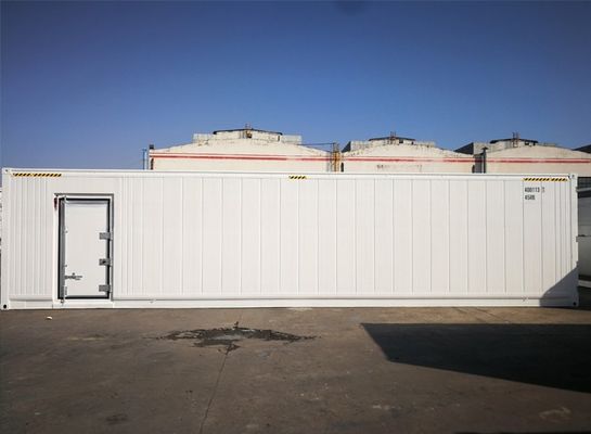 Contenedor aislado refrigerado de 40 pies con carga útil máxima 27580KG 28.4CBM Capacidad Refrigerador y enfriador de doble temperatura