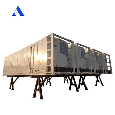 Contenedor de refrigeración de alta altura de 40 pies diesel eléctrico autopropulsado para accesorios terrestres o ferroviarios Proporcionar piezas completas