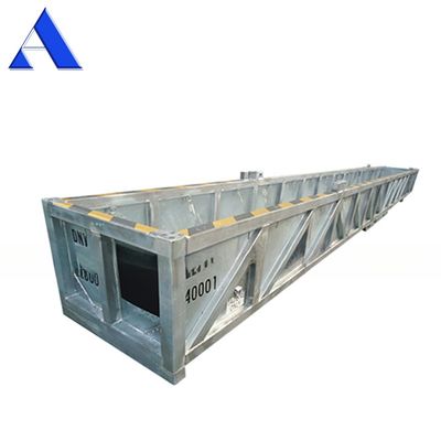 Carga útil máxima 12000 KGS 39 pies a 76 pies LR galvanizado certificado DNV 2.7-1 estándar de carga abierta superior DNV en alta mar