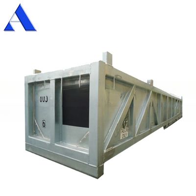 Carga útil máxima 12000 KGS 39 pies a 76 pies LR galvanizado certificado DNV 2.7-1 estándar de carga abierta superior DNV en alta mar