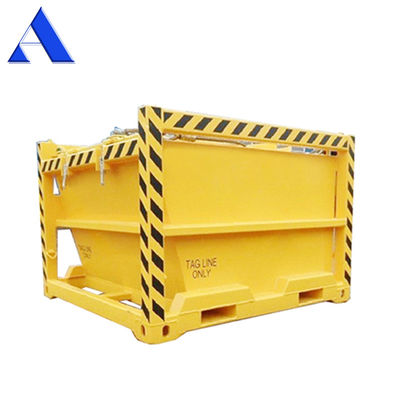 3.6 CBM DNV 2.7-1 Contenedor de caja cerrada estándar Corten-A Barcos de barro mar adentro / Barcos de desecho para perforación de corte