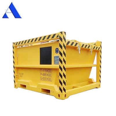 1115KGS Tare Masa de barro de corte en alta mar Skip BV Contenedor cerrado certificado para perforación -20 C Diseño DNV 2.7-1 Estándar
