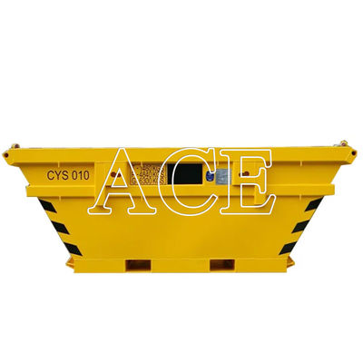 13 pies DNV 2.7-1 Barco de contenedores de acero estándar Offshore Perforación de residuos Skip BV longitud certificada 13 pies Ángulo de elevación 45C