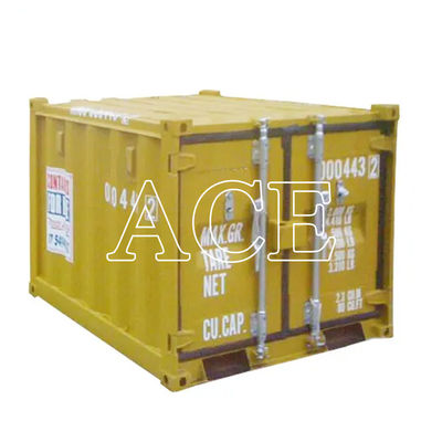 Contenedor de transporte portátil y móvil de 5 pies de tamaño pequeño Largo 5 pies Dimensiones externas 1830 x 1960 x 1920 mm