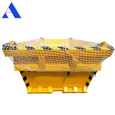 13 pies DNV 2.7-1 Barco de contenedores de acero estándar Offshore Perforación de residuos Skip BV longitud certificada 13 pies Ángulo de elevación 45C