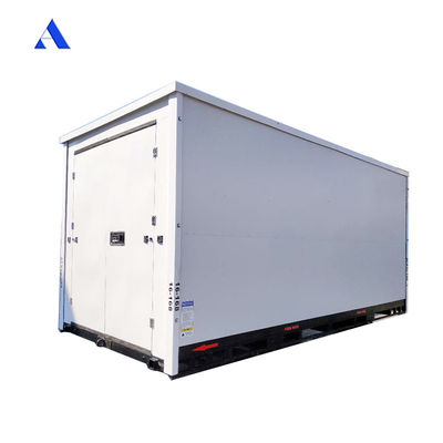 Contenedor de almacenamiento galvanizado de 3m 4m 6m 20ft de paquete plano móvil portátil plegable para la eficiencia del espacio