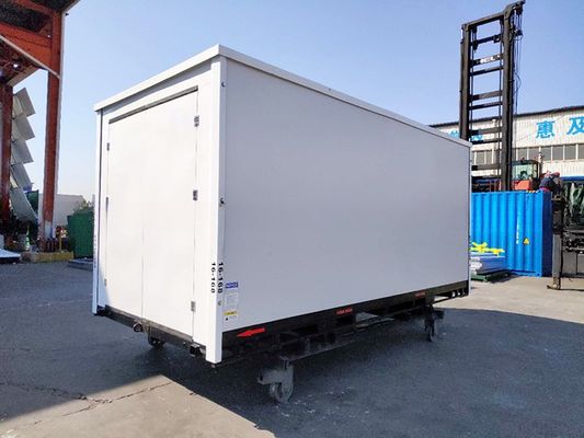 Contenedor de almacenamiento galvanizado de 3m 4m 6m 20ft de paquete plano móvil portátil plegable para la eficiencia del espacio