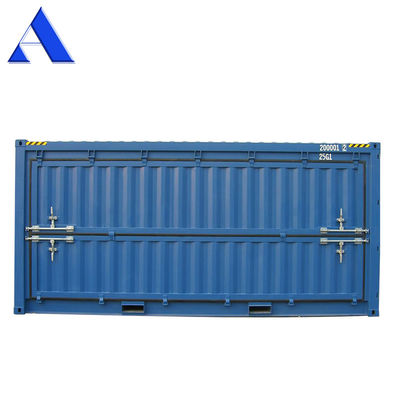 Contenedor de acero seco de 20 pies con puerta lateral ABS con cubierta de ventilación Doble swing Contenedor de envío de cubo alto con apertura de 20 pies