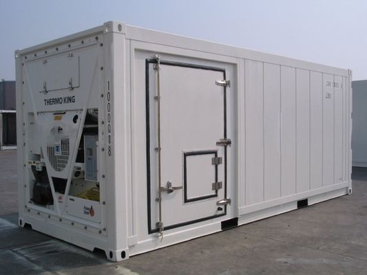 Carrier Cooler 20ft Reefer Container con puerta lateral de aluminio de fondo Termo Rey congelador refrigerado
