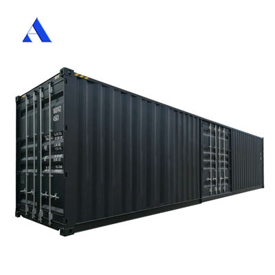 Contenedor de envío seco de 40 pies con una puerta de un lado abierta 40 40 pies HC o GP Material de acero CSC certificado con dimensiones internas