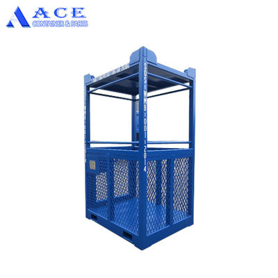 45C Ángulo de elevación 3CBM DNV 2.7-1 Contenedor seco de acero Cesta de transferencia personal offshore con certificados CSC y BV
