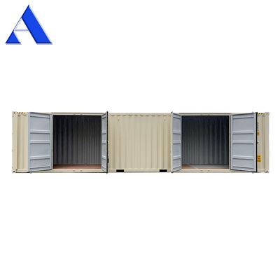 Contenedor de envío seco de 40 pies con una puerta de un lado abierta 40 40 pies HC o GP Material de acero CSC certificado con dimensiones internas