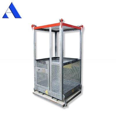 45C Ángulo de elevación 3CBM DNV 2.7-1 Contenedor seco de acero Cesta de transferencia personal offshore con certificados CSC y BV