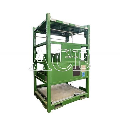 Contenedor de tanque IBC de acero estándar offshore 550GAL DNV 2.7-1 personalizado con estado de marco de elevación certificado por CSC y BV